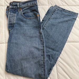 Levi's 501 Women’s Straight Blue Jeans